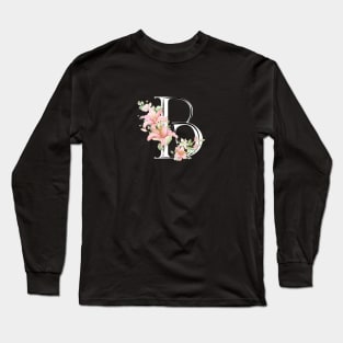 Monogram Letter B Long Sleeve T-Shirt